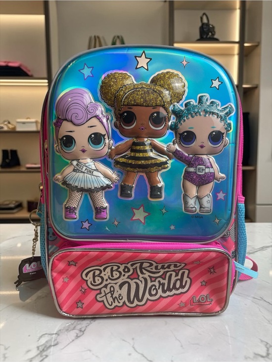 L.O.L. Surprise! Other - LOL Surprise B.B.s Run The World Girls School Backpack Pink Blue